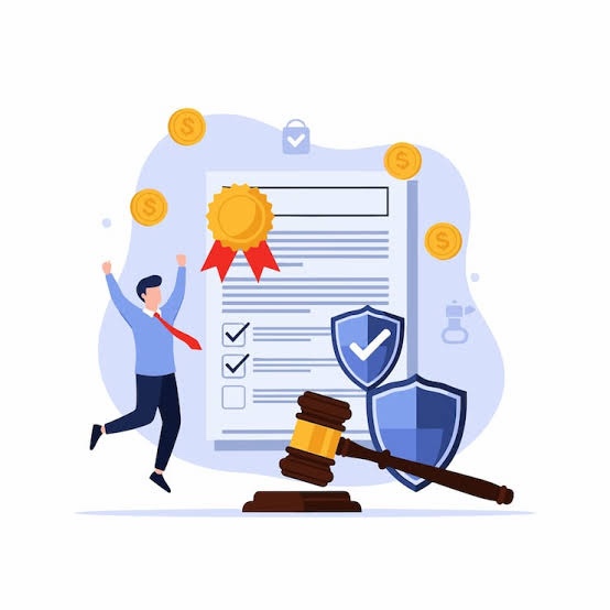 Legitimation legal paperwork and gavel